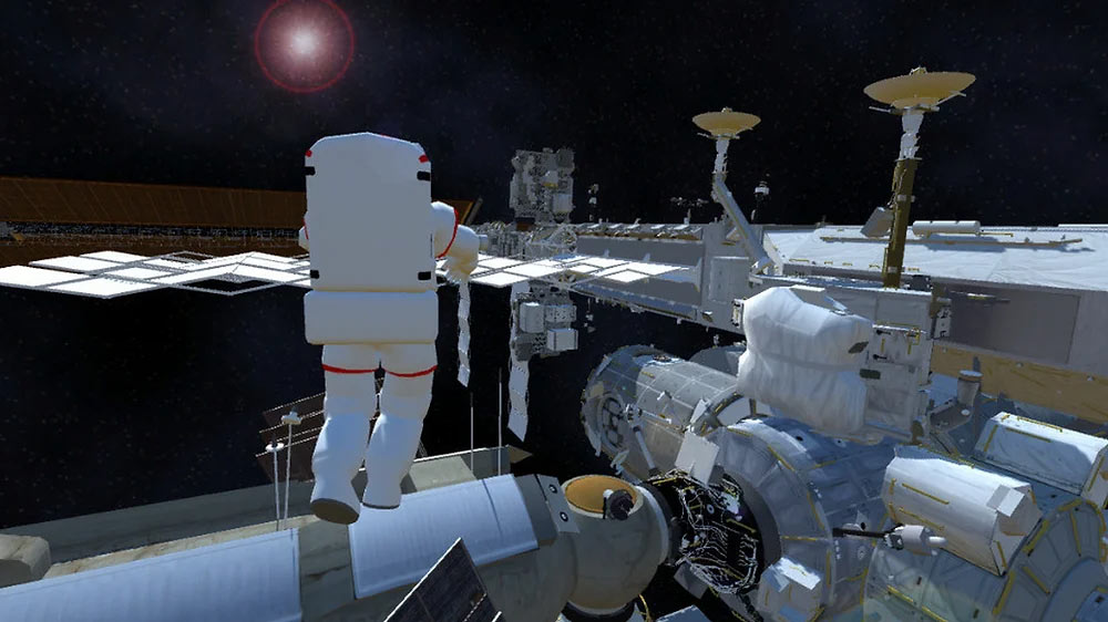 Graphisme du jeux pour les animation en réalité virtuelle: mission ISS