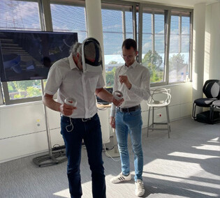Animation réalité virtuelle pour la journée du personnel Créagora