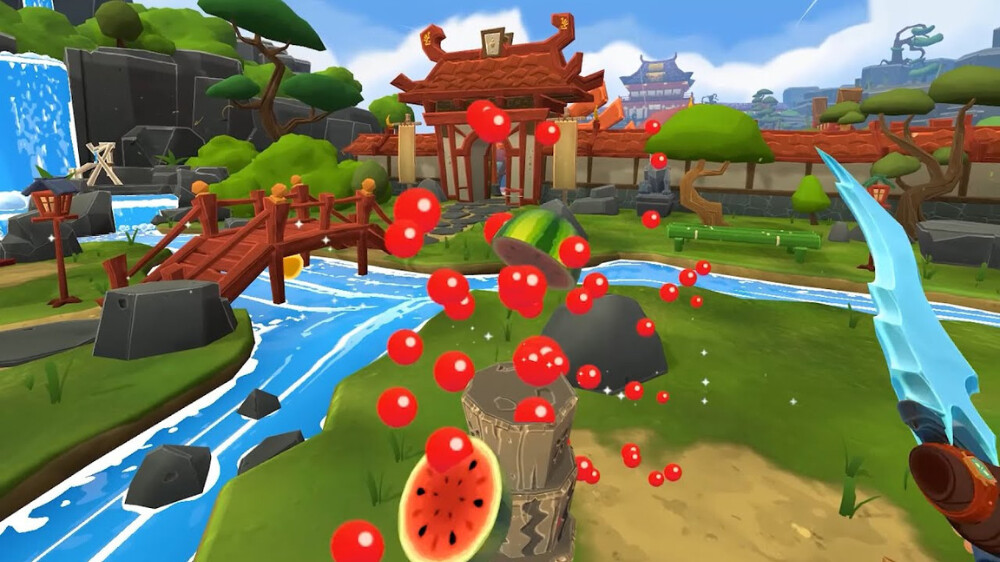 Image de présentation du jeu "Fruit Ninja VR 2"