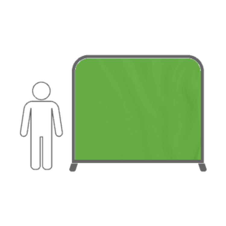 Fond vert pour animation photomaton