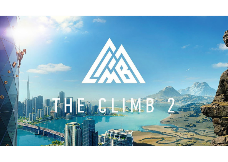 Expérience sportive d'escalade en VR "The Climb 2"