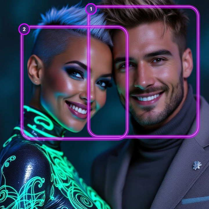 La Trendybox IA est un photobooth doté de la technologie intelligence artificielle IA.