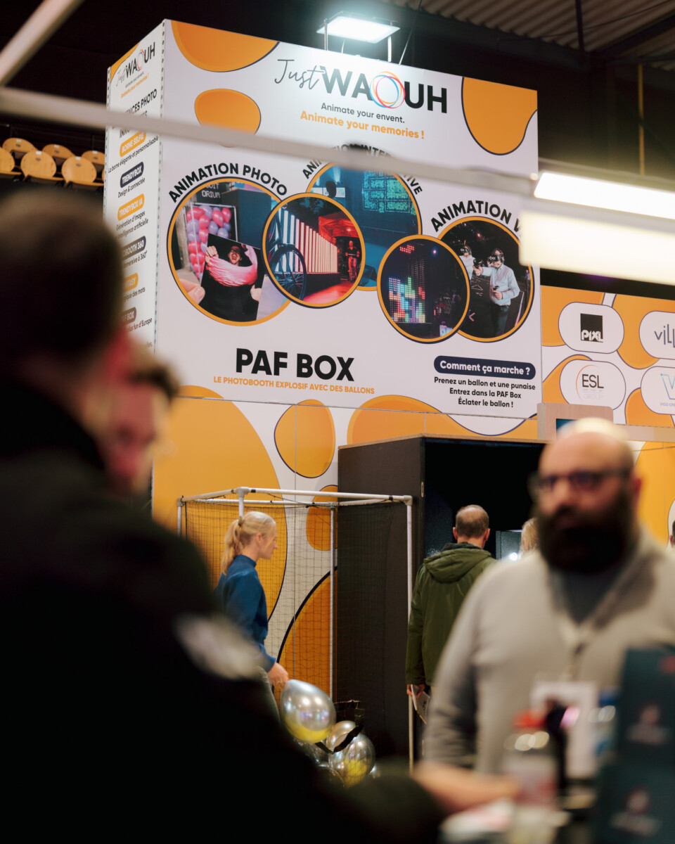 Just WAOUH exposant au salon EVENT WALLONIA : 2 jours d’innovation et d’effet WAOUH