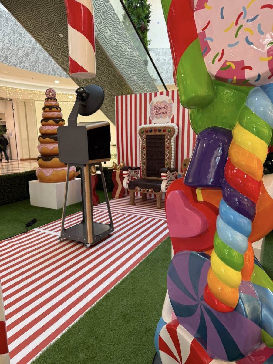 Animation photobooth au centre commercial Ville 2 à Charleroi.