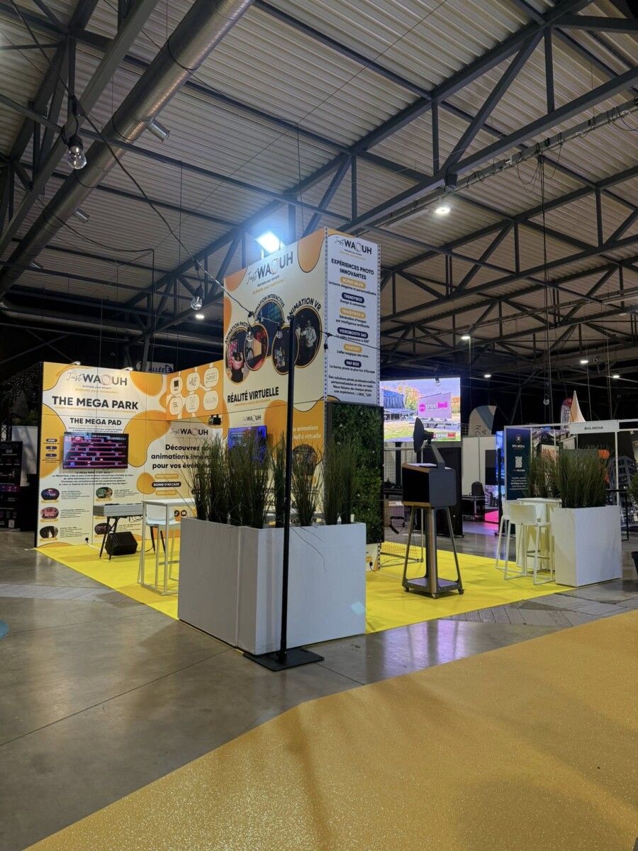 Just WAOUH exposant au salon EVENT WALLONIA : 2 jours d’innovation et d’effet WAOUH