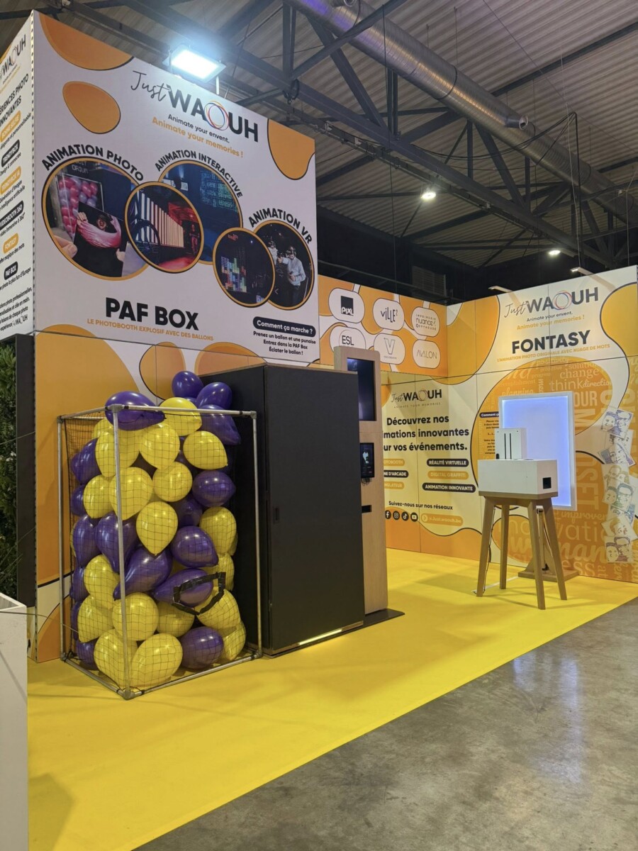 Just WAOUH exposant au salon EVENT WALLONIA : 2 jours d’innovation et d’effet WAOUH