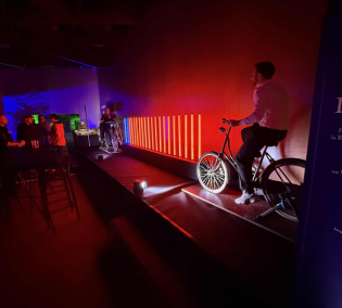 Animation MEGA Bike pour la fête du personnel OVH Cloud à Lille