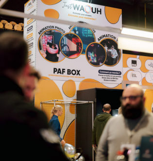 Just WAOUH exposant au salon EVENT WALLONIA : 2 jours d’innovation et d’effet WAOUH
